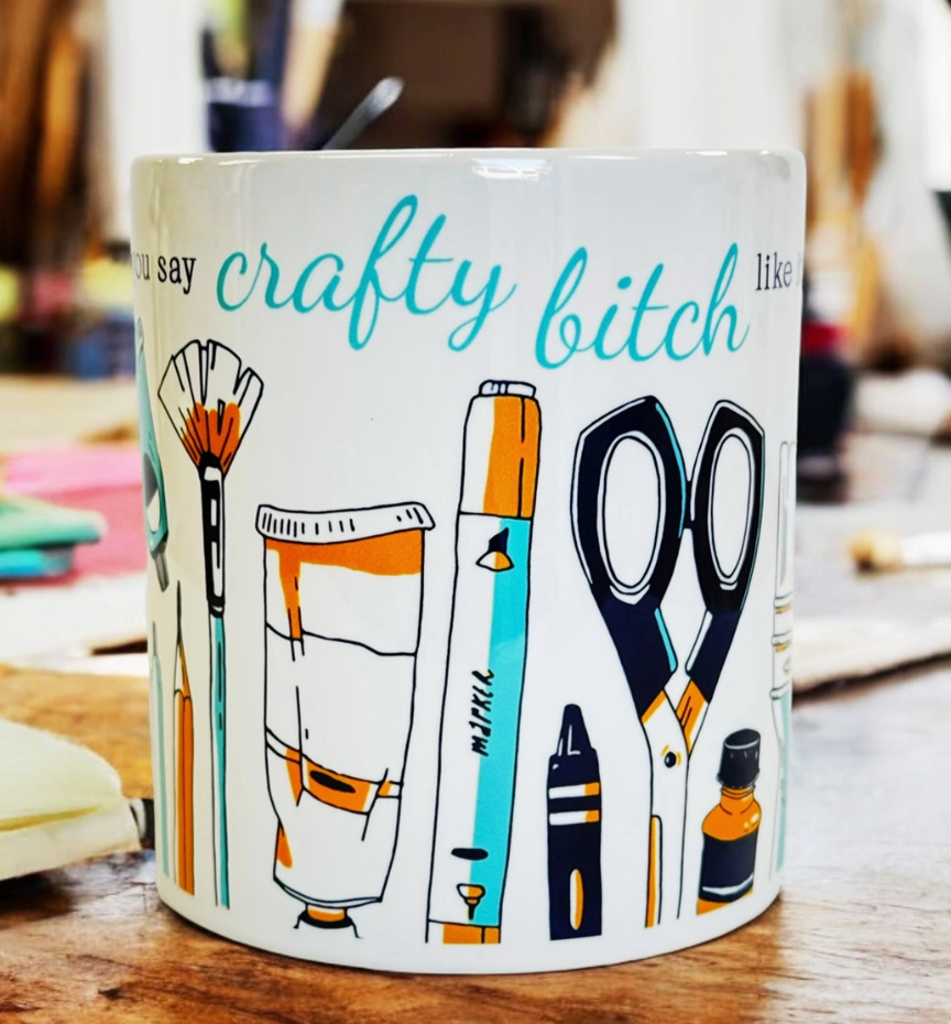 Crafty Bitch Mug - Oh, Hello Companies