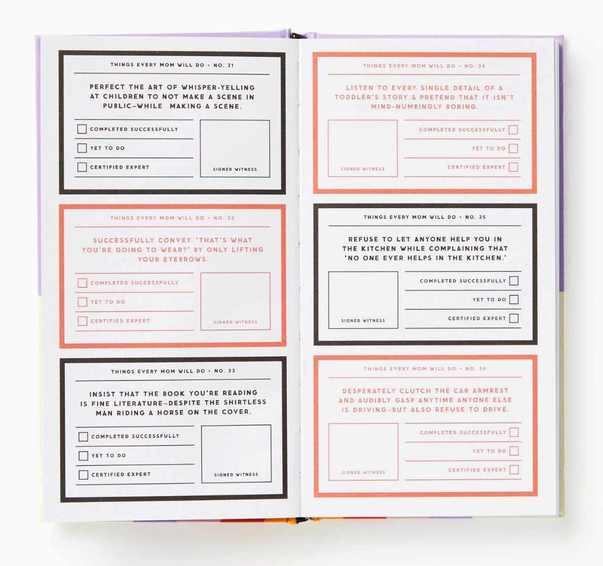 A Trillion Things All Moms Will Do Journal
