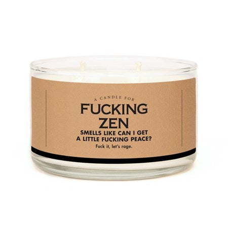 Whiskey River Candle - F**king Zen - Oh, Hello Companies