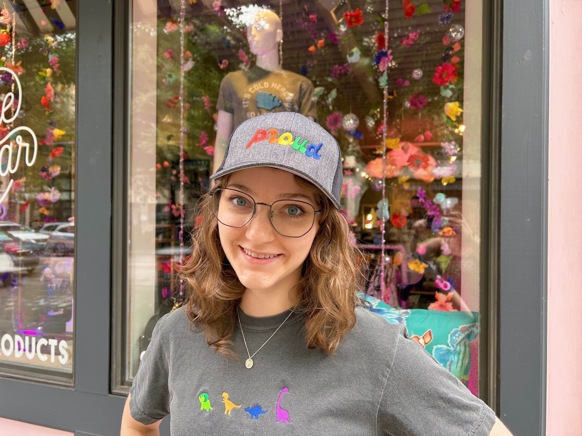 Embroidered Rainbow Proud Hat - Oh, Hello Companies