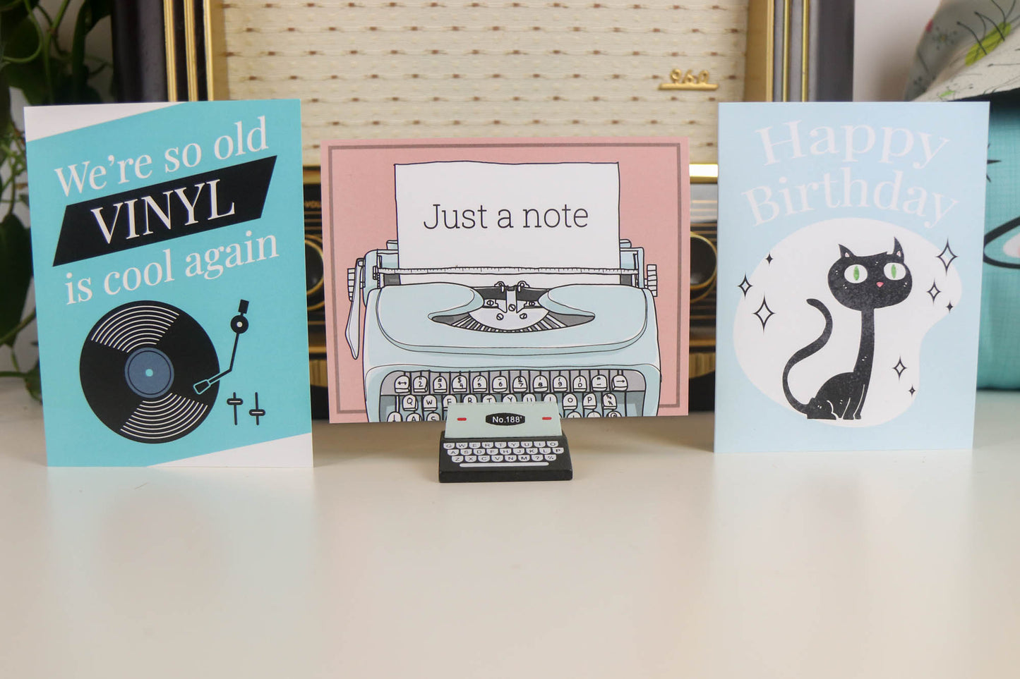 Retro Vibes Greeting Card Set or Single - Set #38 - Oh, Hello Companies