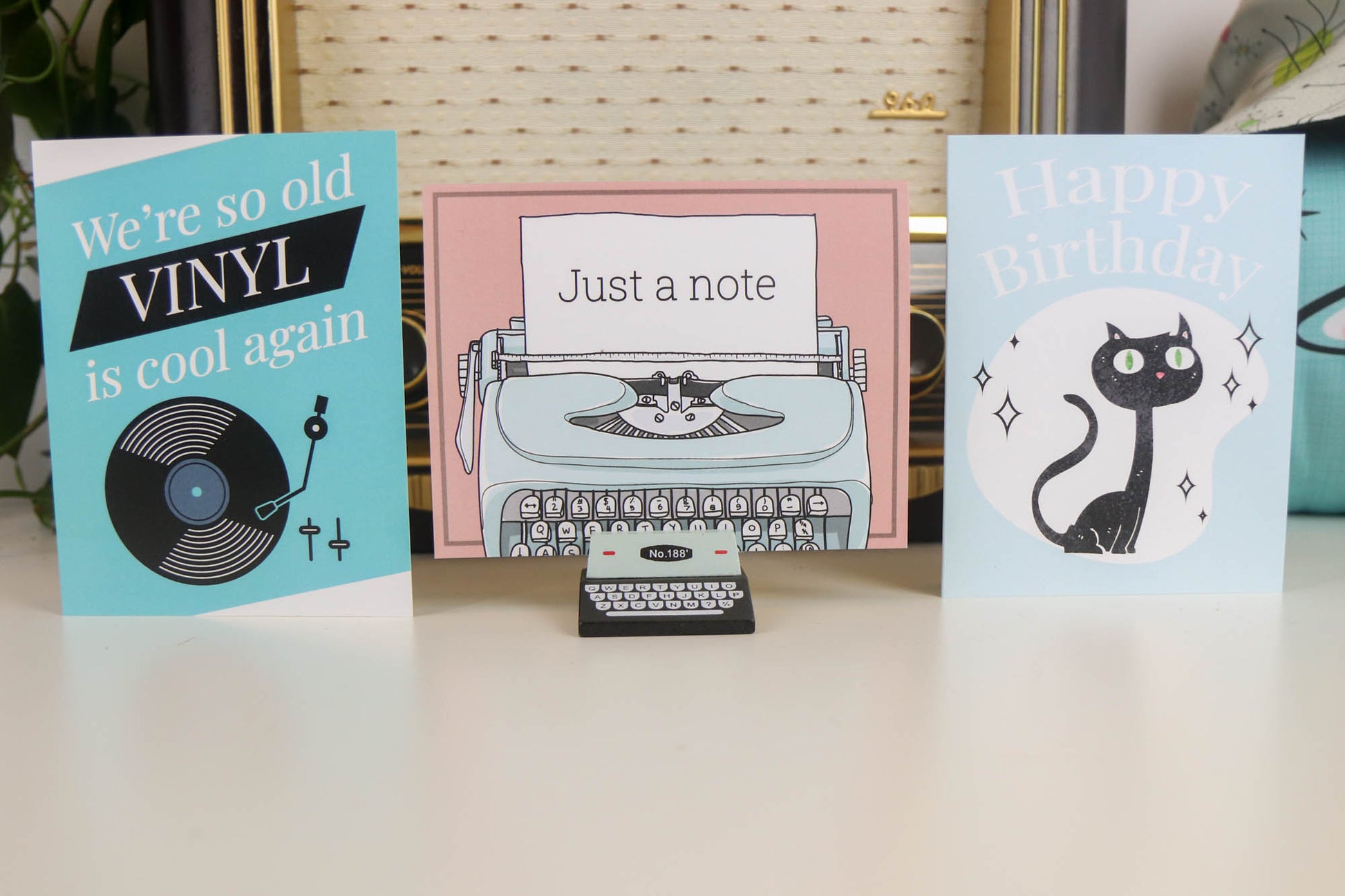 Retro Vibes Greeting Card Set or Single - Set #38 - Oh, Hello Companies