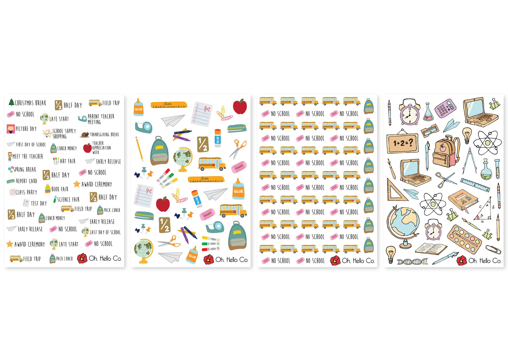 School Stickers - Oh, Hello Companies