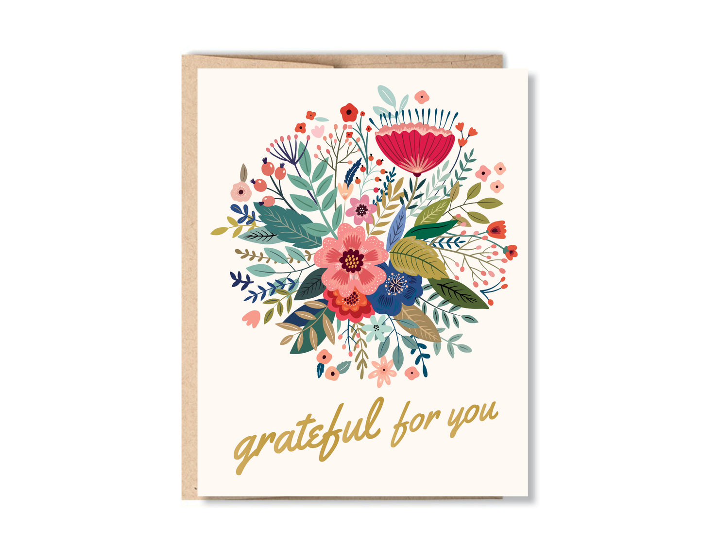 Grateful & Thankful Greeting Card Set or Single - Set #9