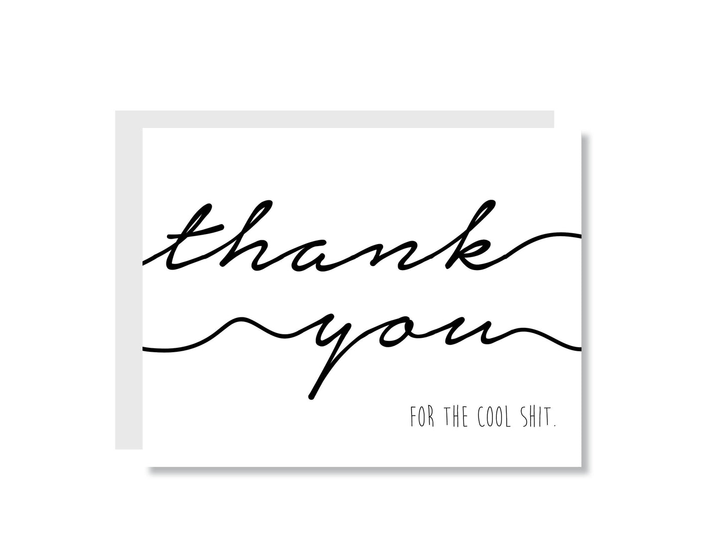 Funny Thank You Greeting Card Set or Single - Set #1 - Oh, Hello Companies