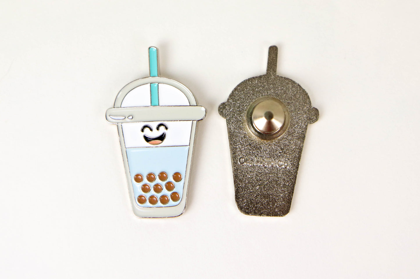Bubble Tea Enamel Pin - Oh, Hello Stationery Co. bullet journal Erin Condren stickers scrapbook planner case customized gifts mugs Travlers Notebook unique fun 