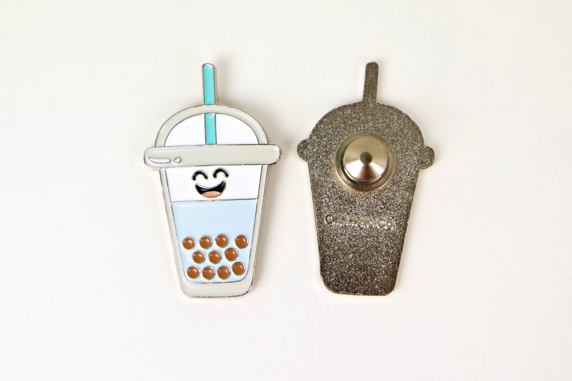 Bubble Tea Enamel Pin - Oh, Hello Stationery Co. bullet journal Erin Condren stickers scrapbook planner case customized gifts mugs Travlers Notebook unique fun 