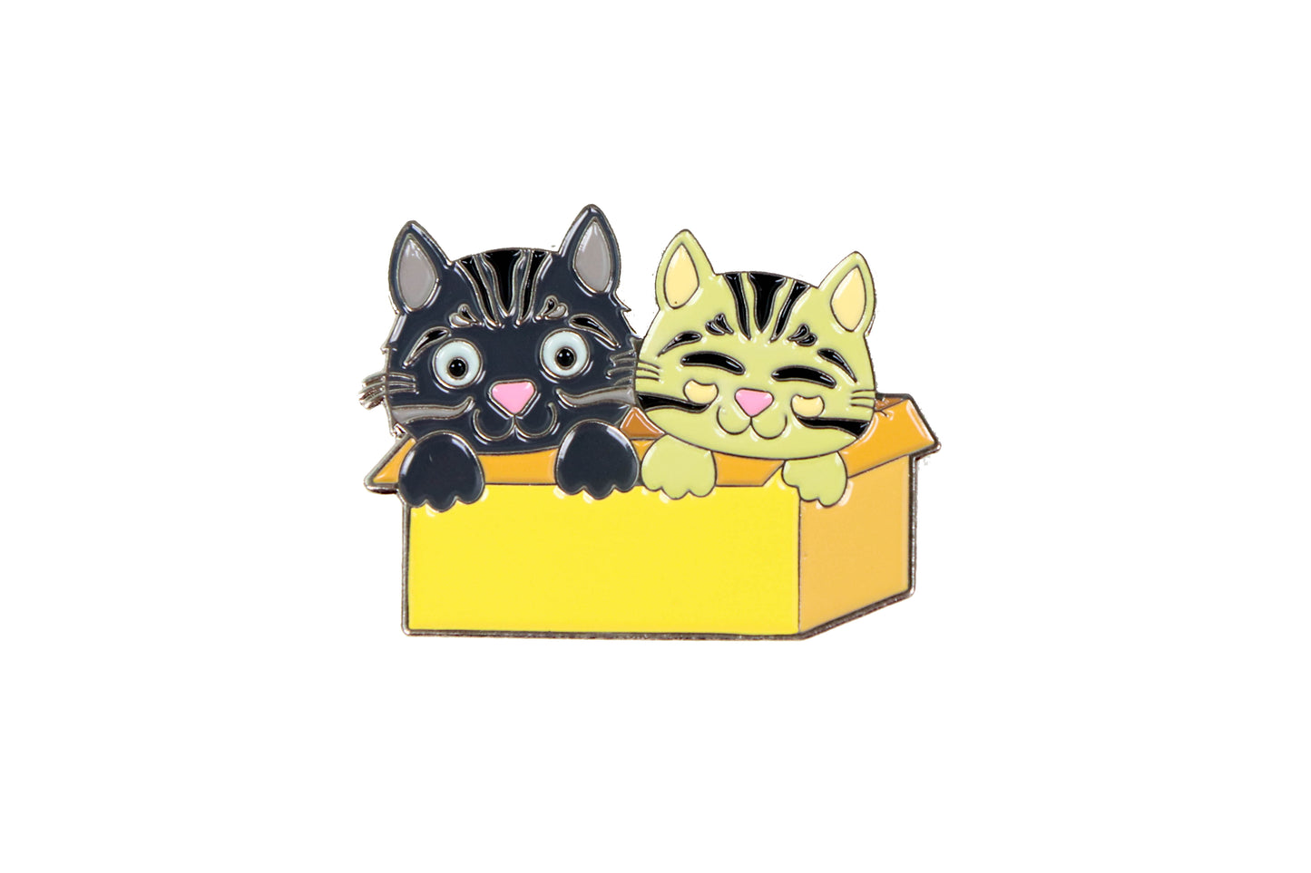 Cats in a Box Enamel Pin - Oh, Hello Companies