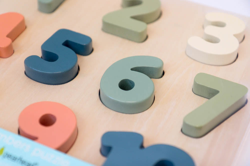 Wooden Numbers Puzzle - Oh, Hello Companies