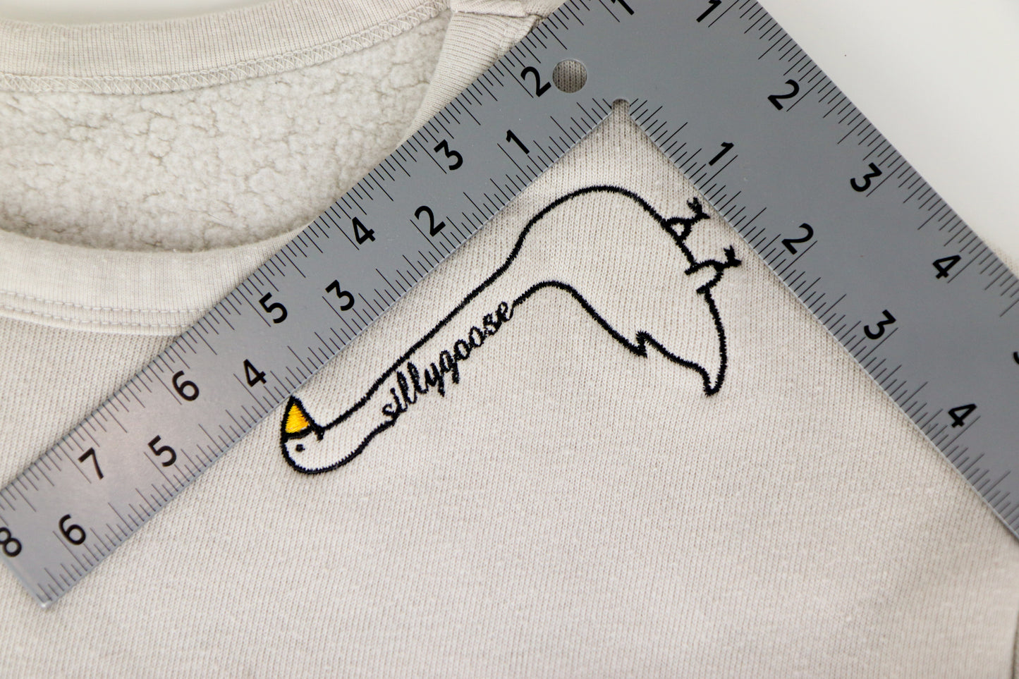 Embroidered Silly Goose Sweatshirt - Oh, Hello Companies