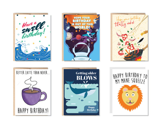 More Funny Birthday Greeting Card Set or Single - Set #13 - Oh, Hello Companies
