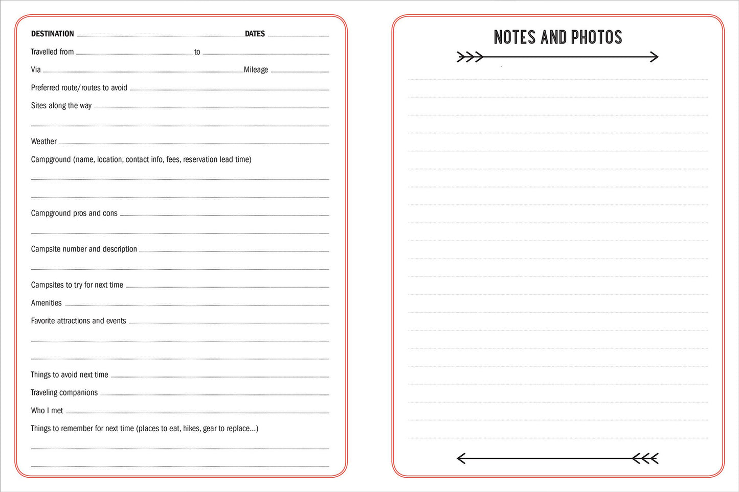 The Camping Logbook - Oh, Hello Companies